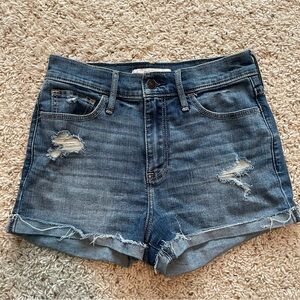 abercrombie and fitch jean shorts!